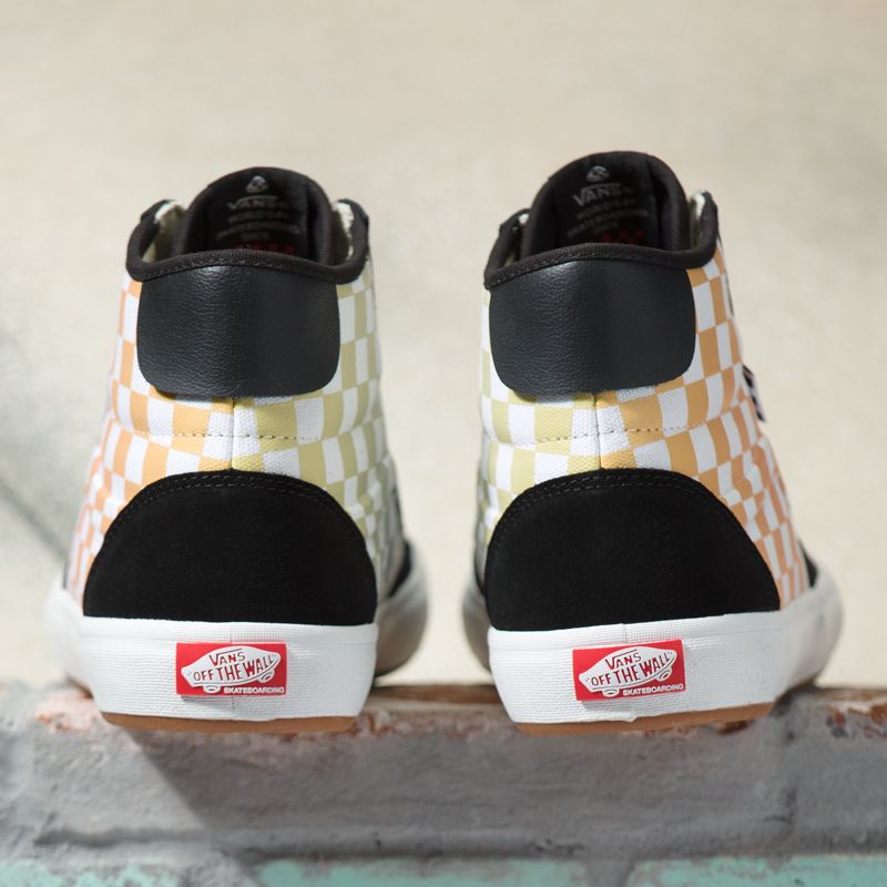 Altos Vans Checkerboard The Lizzie Hombre Negros Multicolor | Mexico-PSK835907