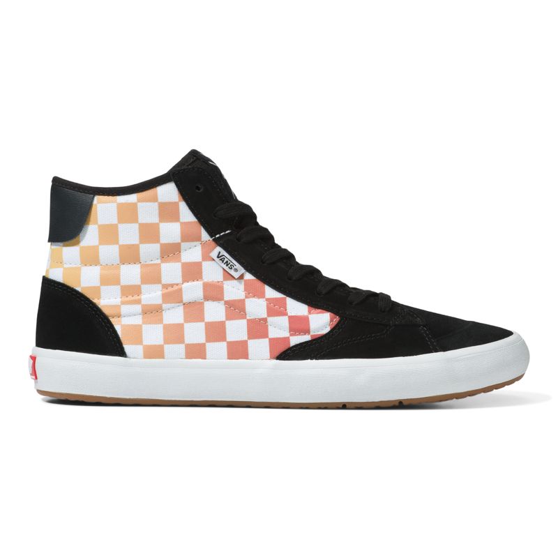 Altos Vans Checkerboard The Lizzie Hombre Negros Multicolor | Mexico-PSK835907