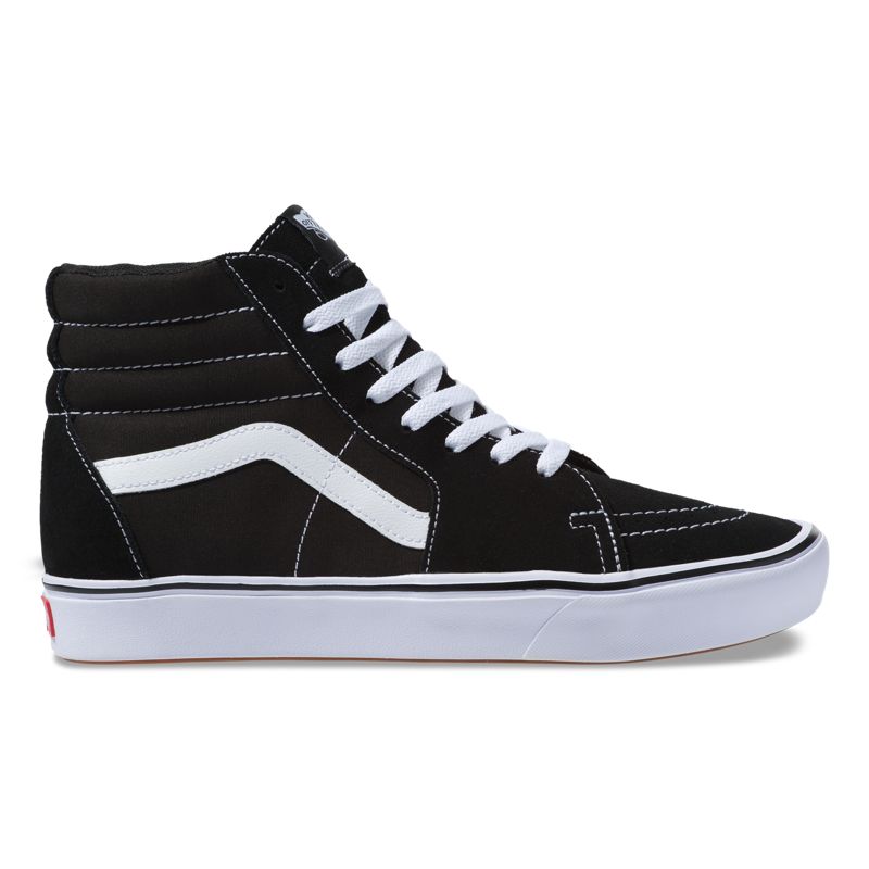 Altos Vans ComfyCush Sk8 Hombre Negros Blancos | Mexico-QFA075321