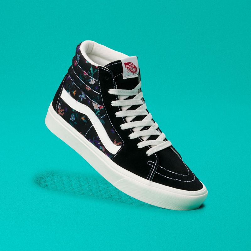 Altos Vans ComfyCush Sk8 Mujer Negros | Mexico-XEM014286