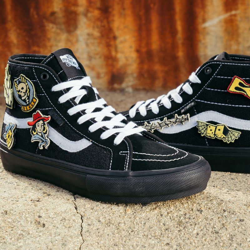 Altos Vans Elijah Berle Hombre Negros | Mexico-UPW436298