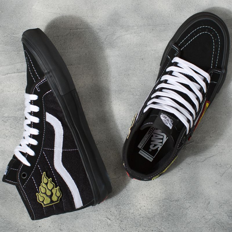 Altos Vans Elijah Berle Hombre Negros | Mexico-UPW436298