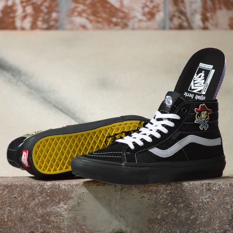 Altos Vans Elijah Berle Hombre Negros | Mexico-UPW436298