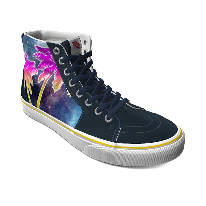 Altos Vans Galaxy Palm Sk8 Mujer Multicolor | Mexico-JVR184723