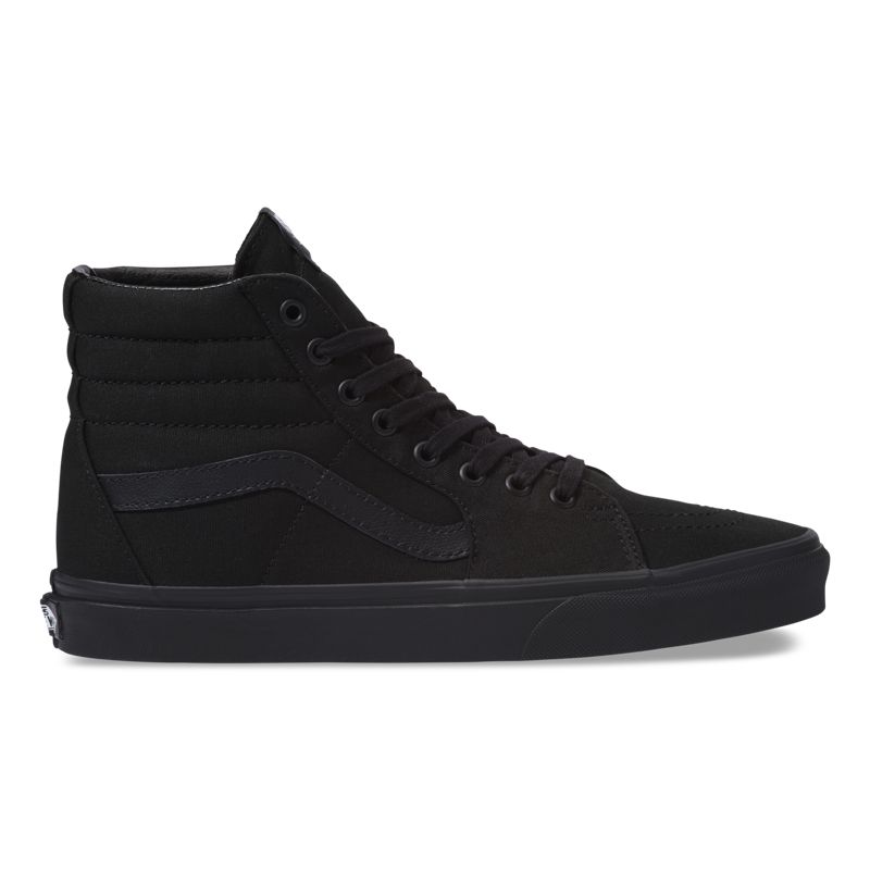 Altos Vans Lona Sk8 Mujer Negros | Mexico-CHS653784