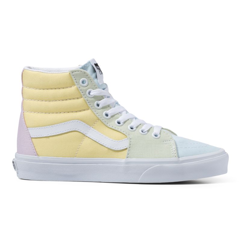 Altos Vans Pastel Block Sk8 Hombre Multicolor Blancos | Mexico-KUN056438