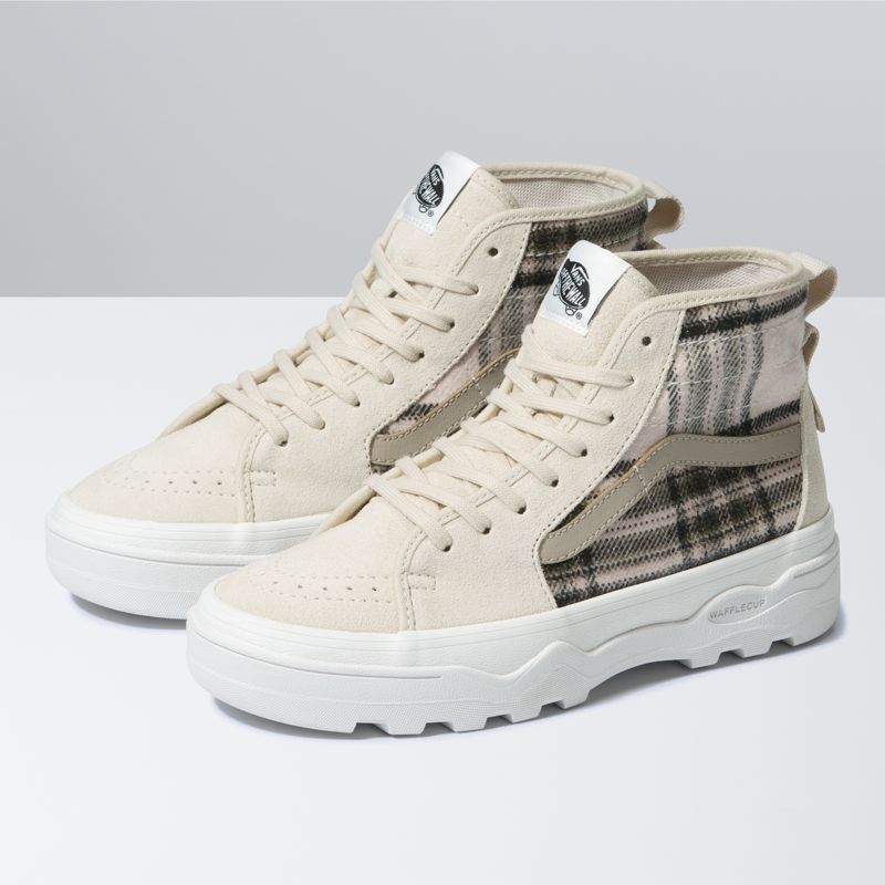 Altos Vans Sentry Sk8-Hi WC Hombre Beige | Mexico-TAN186479