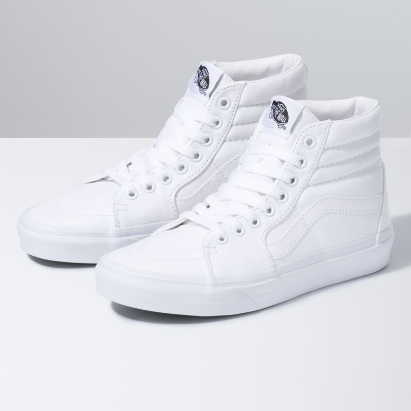 Altos Vans Sk8-Hi Anchos Mujer Blancos | Mexico-YHI971025