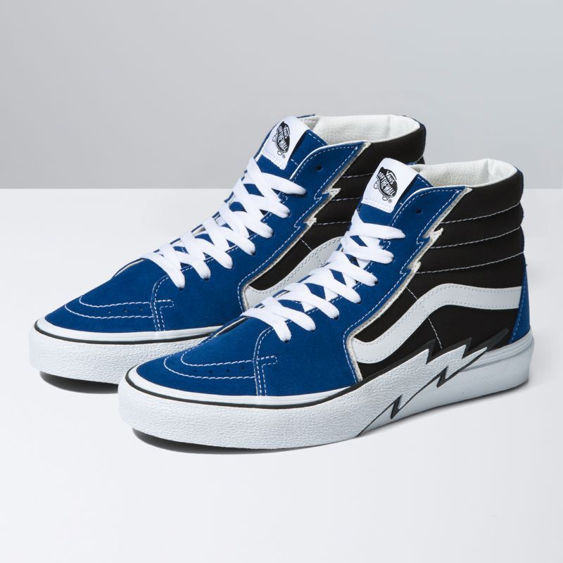 Altos Vans Sk8-Hi Bolt Hombre Azules Negros | Mexico-IVX914382