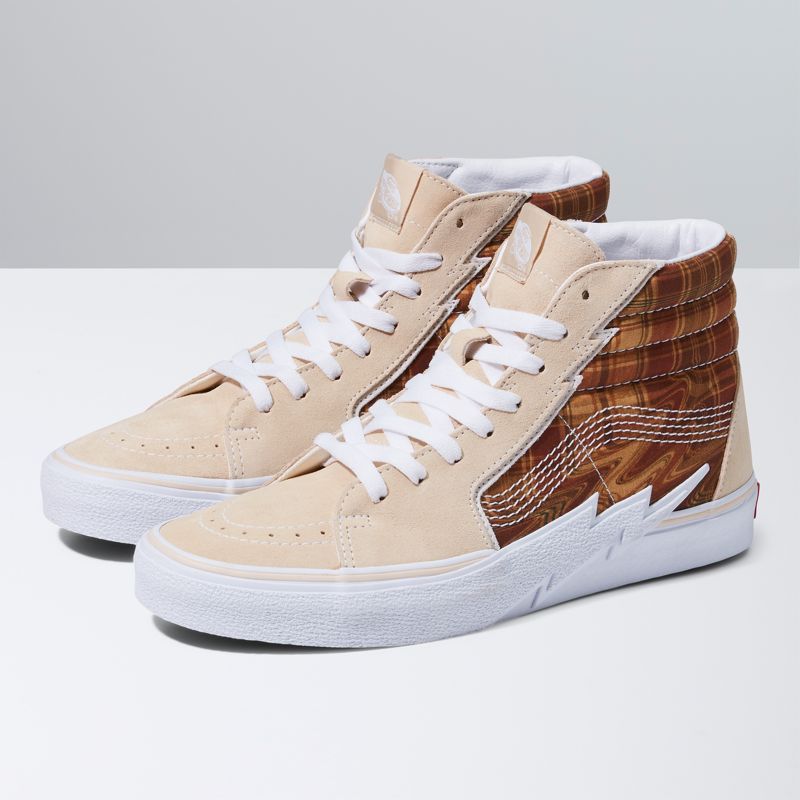 Altos Vans Sk8-Hi Bolt Hombre Kaki | Mexico-IYG923501