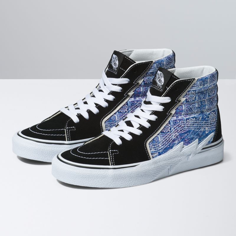 Altos Vans Sk8-Hi Bolt Hombre Negros | Mexico-PQI567183