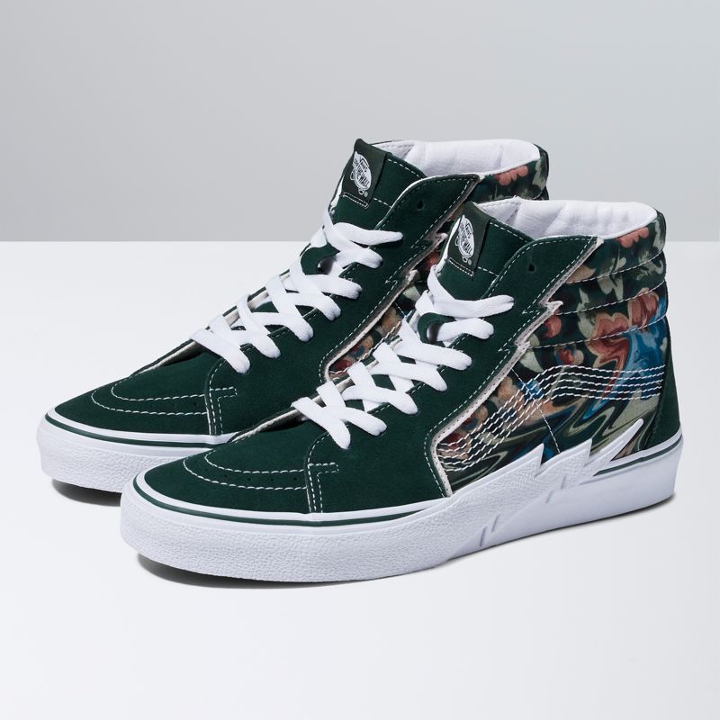 Altos Vans Sk8-Hi Bolt Mujer Verdes Oscuro | Mexico-XPN340615