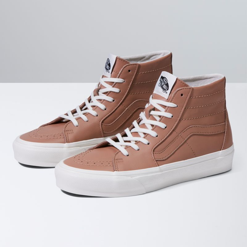 Altos Vans Sk8-Hi Tapered Mujer Marrom | Mexico-LNI362410