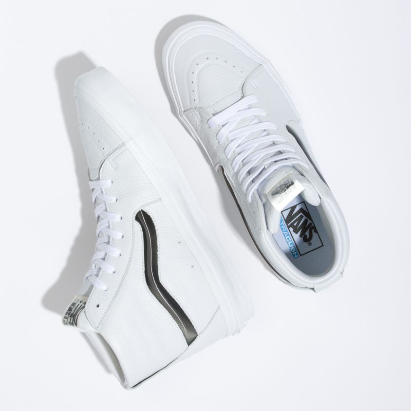 Altos Vans Sk8 Hombre Blancos | Mexico-YFJ685702