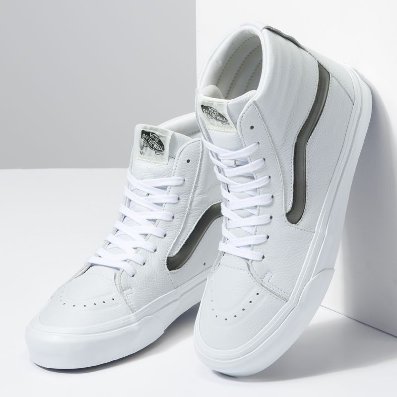 Altos Vans Sk8 Hombre Blancos | Mexico-YFJ685702