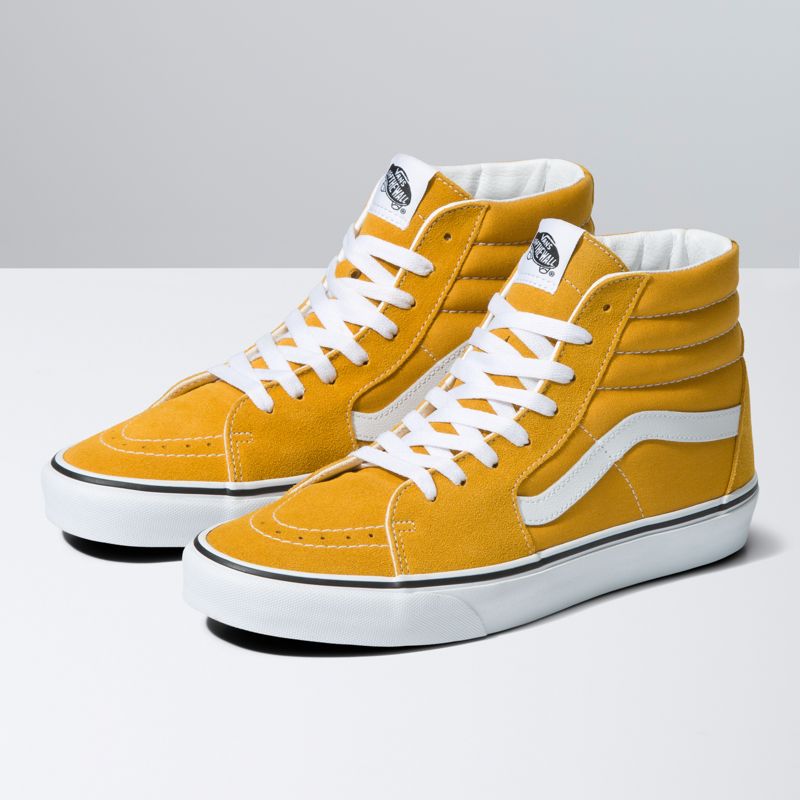 Altos Vans Sk8 Hombre Dorados Amarillos | Mexico-GNT596302