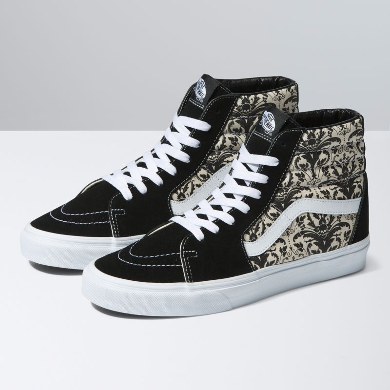 Altos Vans Sk8 Hombre Negros Blancos | Mexico-FEJ307412