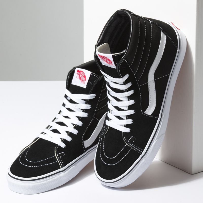 Altos Vans Sk8 Hombre Negros Blancos | Mexico-FNS213890