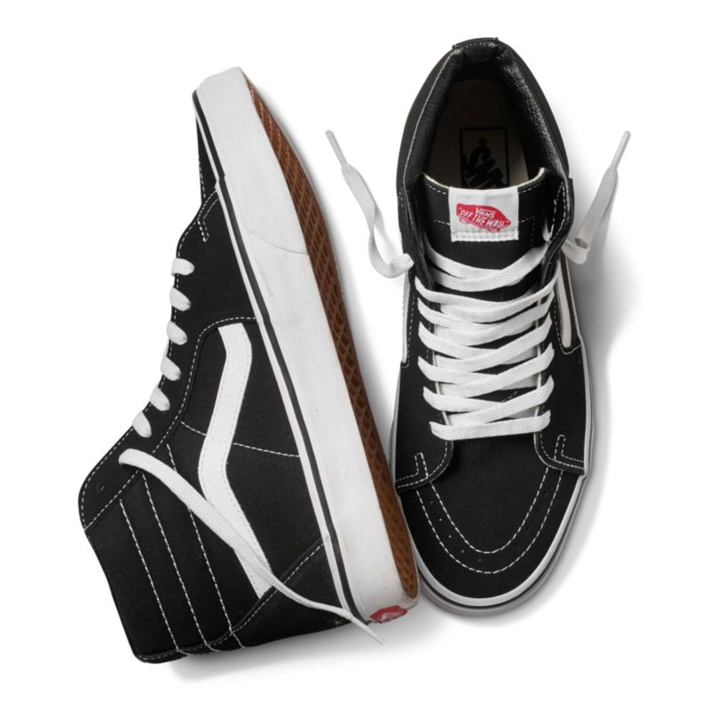 Altos Vans Sk8 Hombre Negros Blancos | Mexico-FNS213890