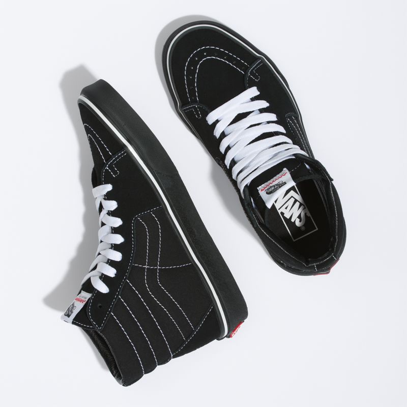 Altos Vans Sk8 Hombre Negros Blancos | Mexico-WJY034875