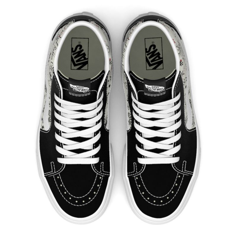 Altos Vans Sk8 Hombre Negros | Mexico-SIH965134