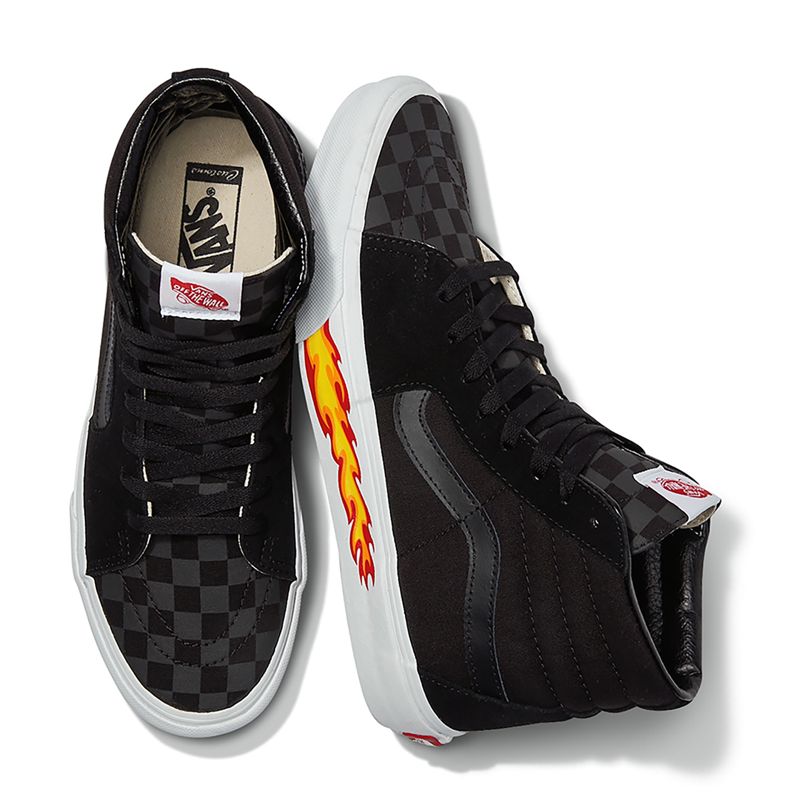 Altos Vans Sk8 Hombre Negros | Mexico-YGK259137