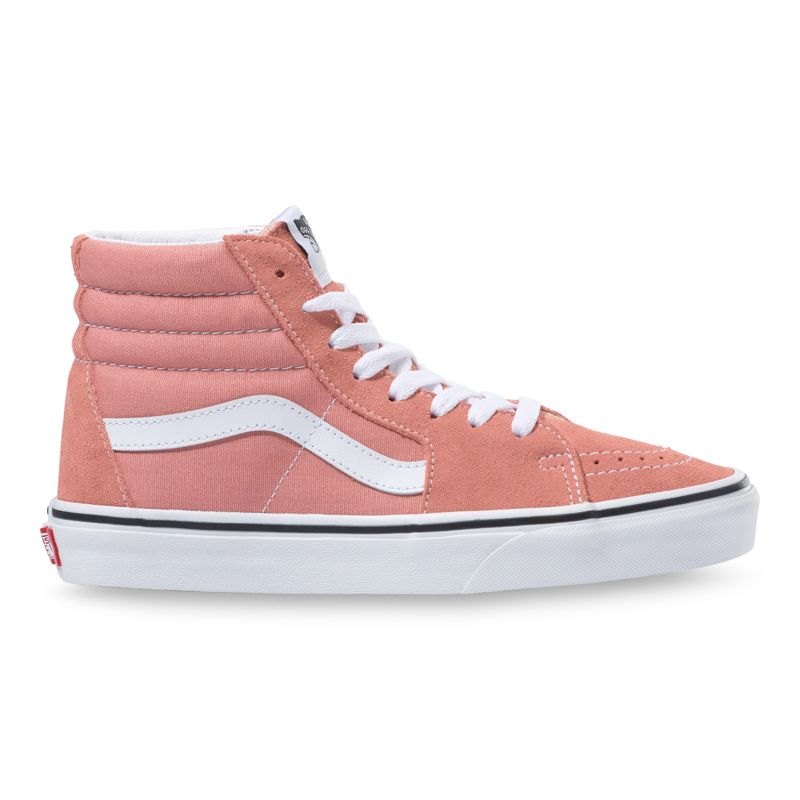 Altos Vans Sk8 Mujer Rosas Blancos | Mexico-ZDC623948