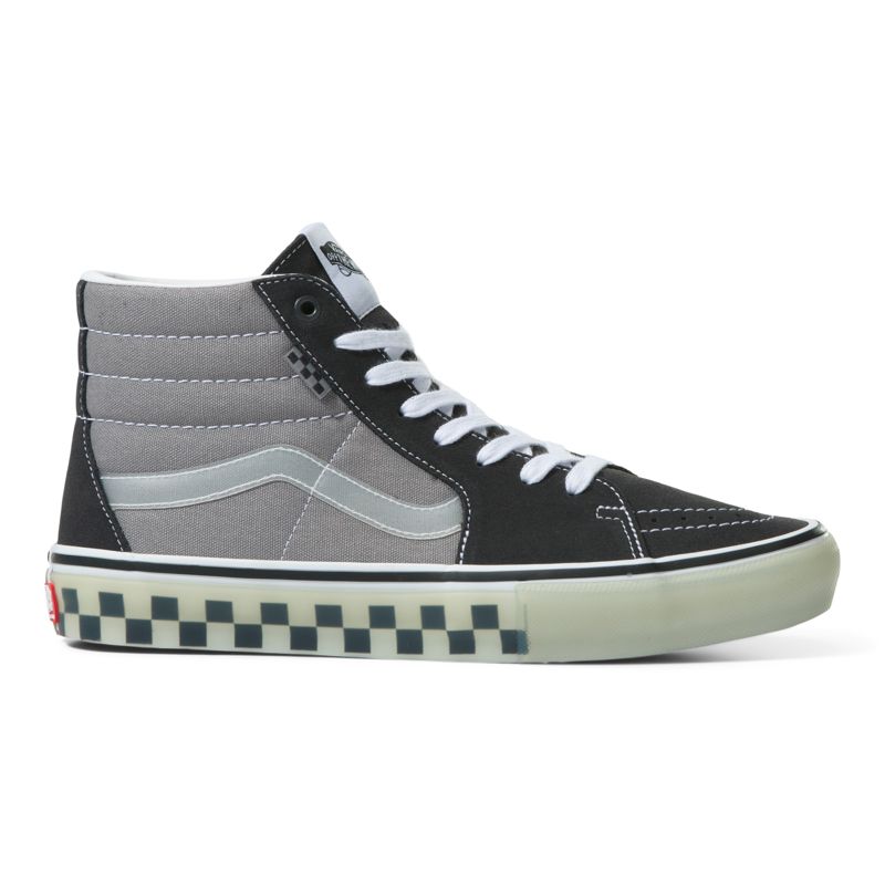 Altos Vans Skate Sk8 Hombre Grises | Mexico-VEY706412