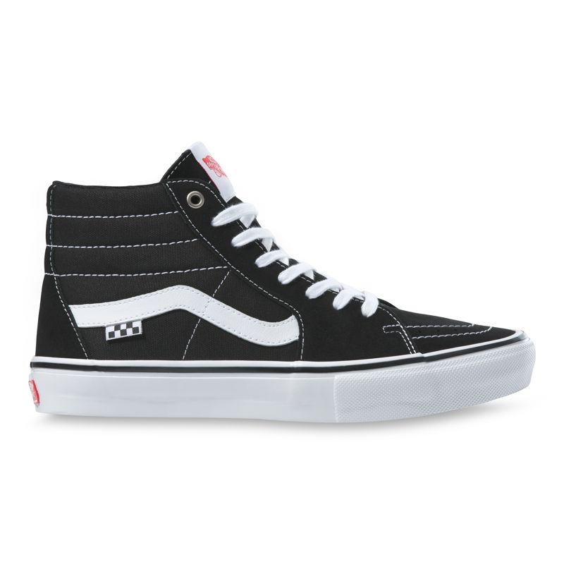 Altos Vans Skate Sk8 Hombre Negros Blancos | Mexico-UMI705324