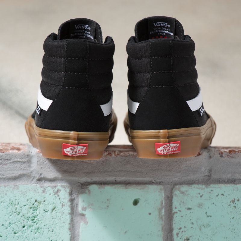 Altos Vans Skate Sk8 Mujer Negros | Mexico-PAX934617