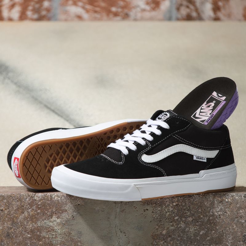 BMX Vans BMX Estilo 114 Mujer Negros Blancos | Mexico-IQZ270461