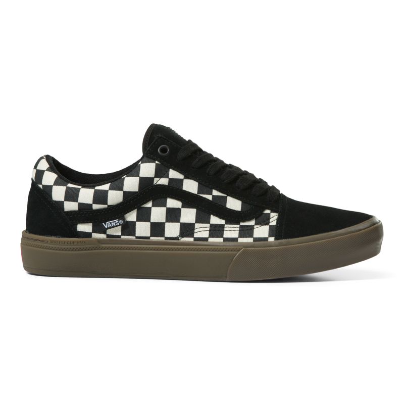 BMX Vans Checkerboard BMX Old Skool Hombre Negros | Mexico-DYV682954