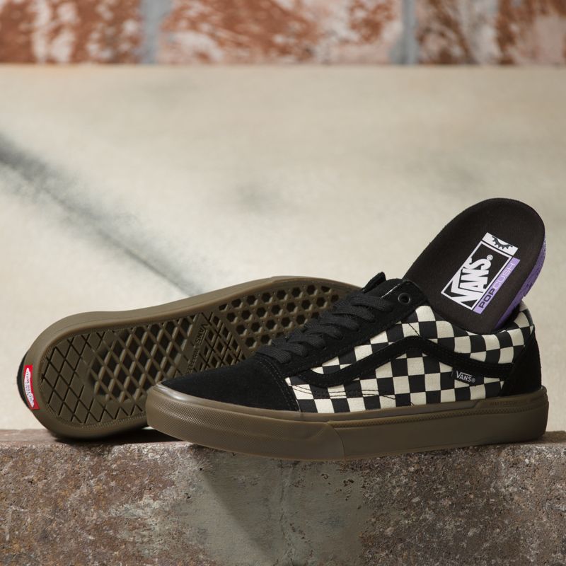 BMX Vans Checkerboard BMX Old Skool Hombre Negros | Mexico-DYV682954