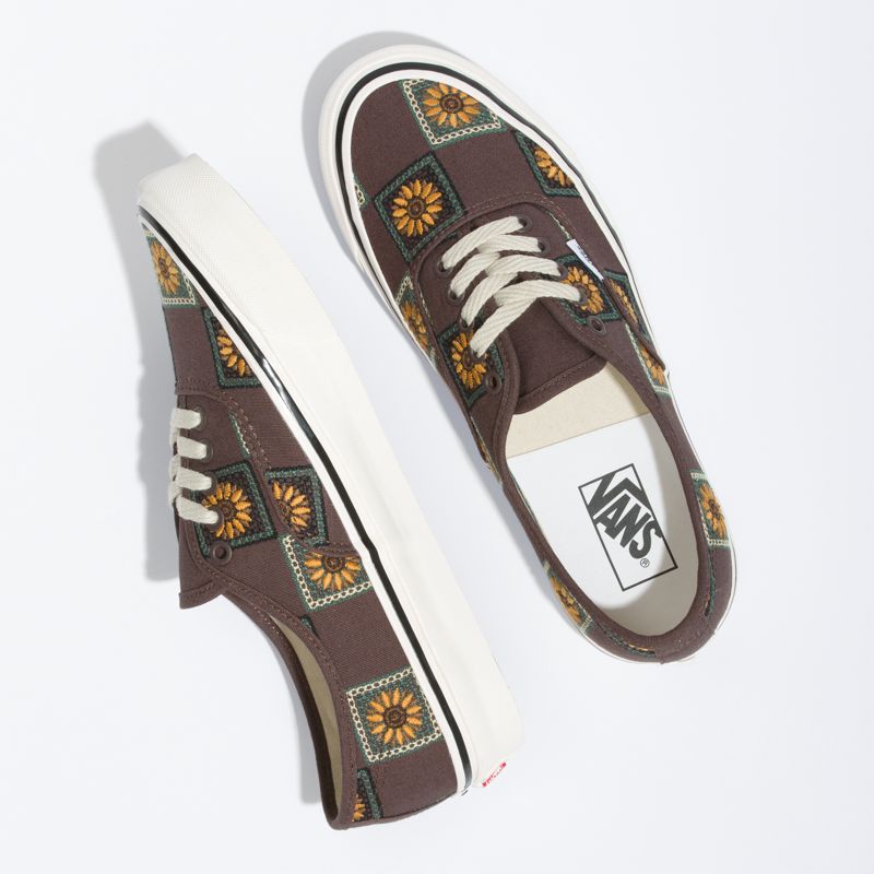 Bajos Vans Authentic 44 DX Hombre Chocolate | Mexico-PCH514763