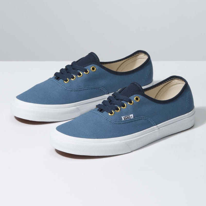 Bajos Vans Authentic Anchos Hombre Azules Claro | Mexico-ZBC208671