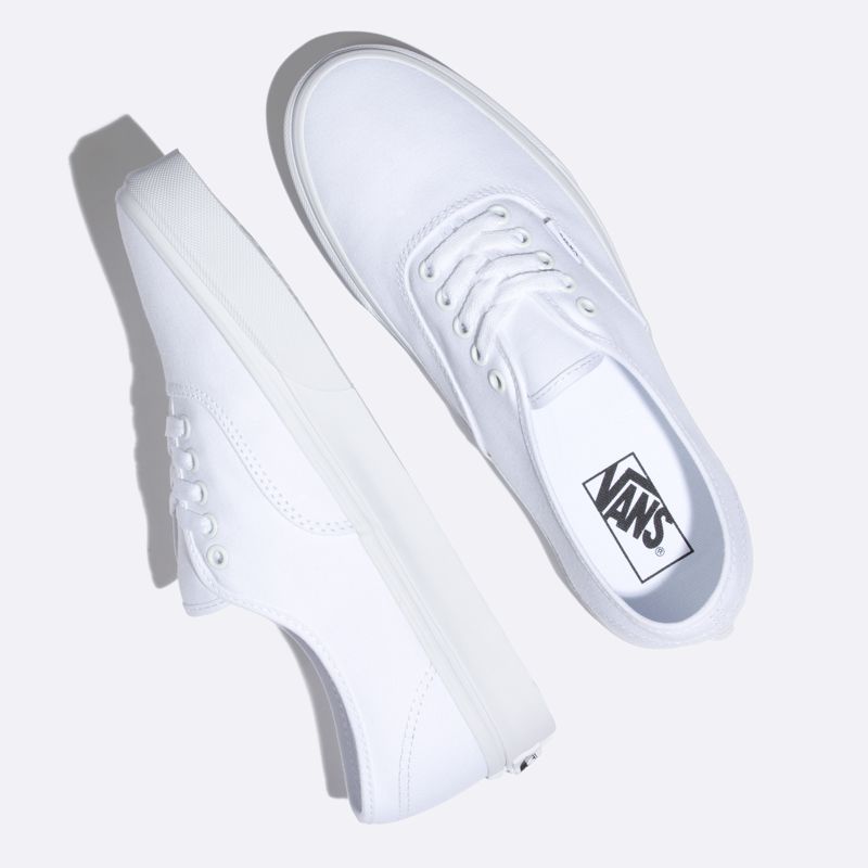 Bajos Vans Authentic Anchos Hombre Blancos | Mexico-GXP427519