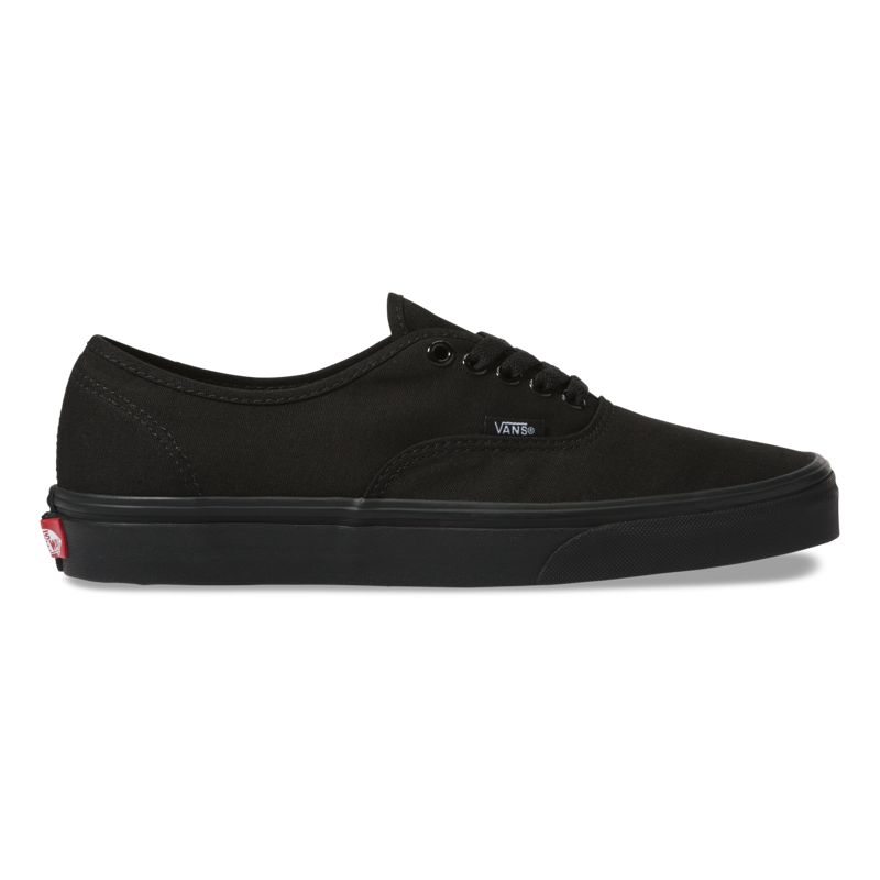 Bajos Vans Authentic Anchos Hombre Negros | Mexico-ADE082564