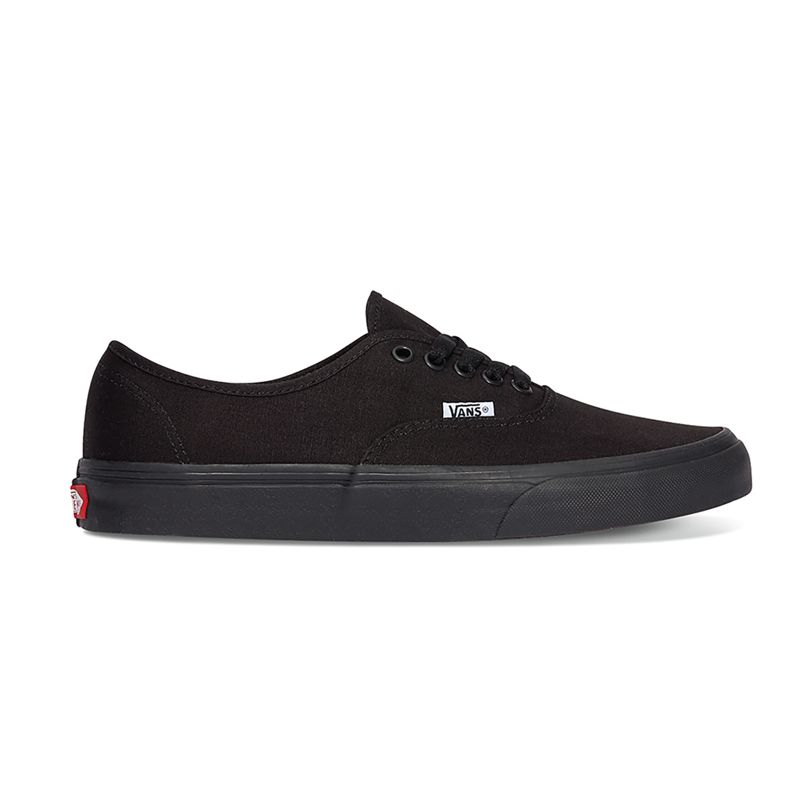 Bajos Vans Authentic Anchos Hombre Negros | Mexico-MAD536178