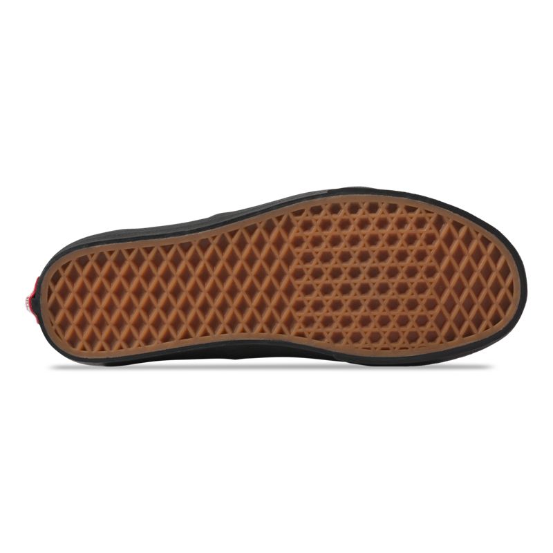 Bajos Vans Authentic Anchos Mujer Negros | Mexico-AHO571283