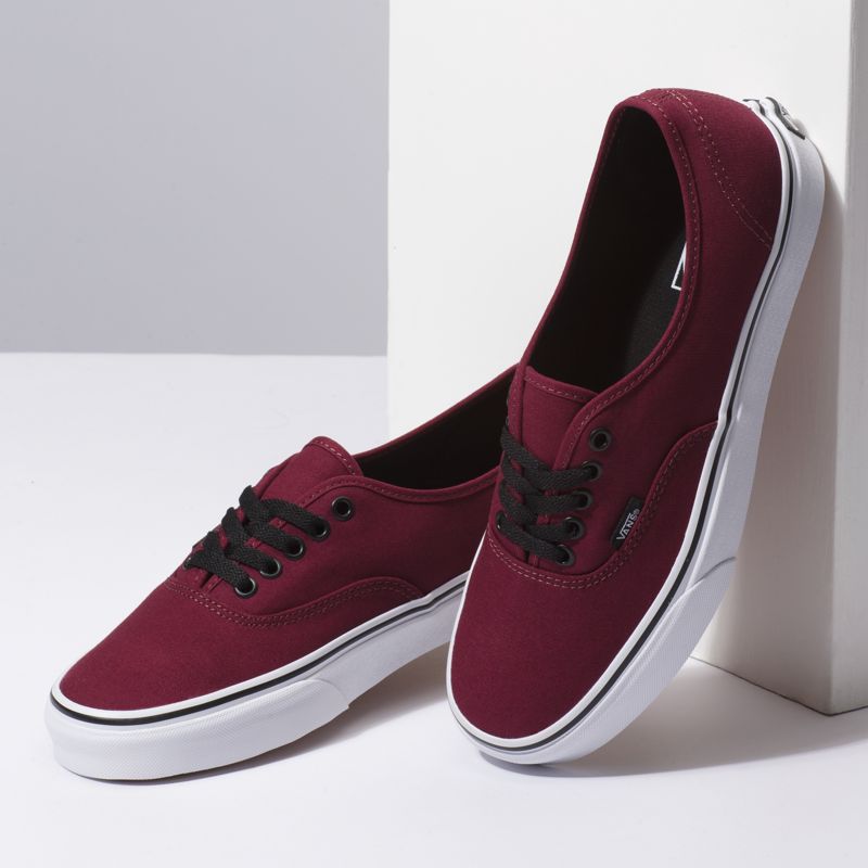 Bajos Vans Authentic Hombre Azul Rey Rojos Negros | Mexico-XHO791056