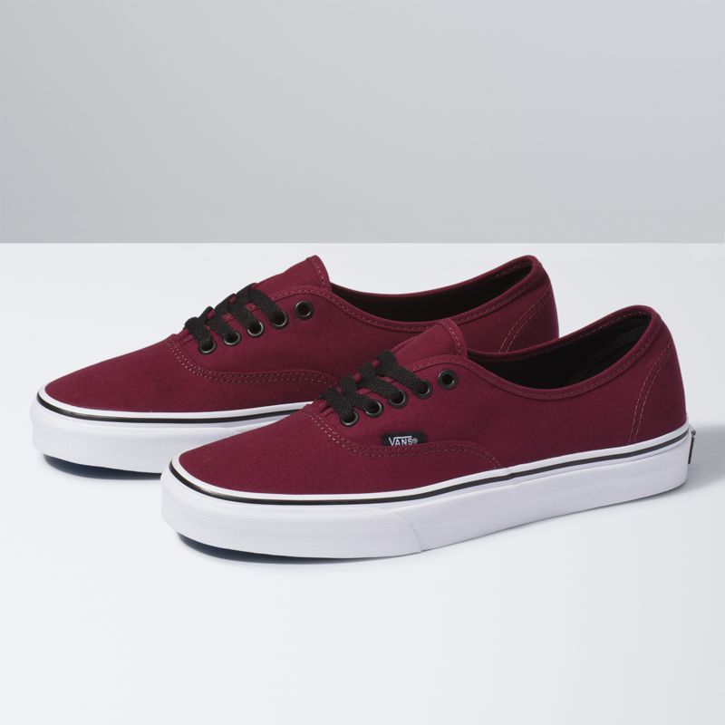 Bajos Vans Authentic Hombre Azul Rey Rojos Negros | Mexico-XHO791056