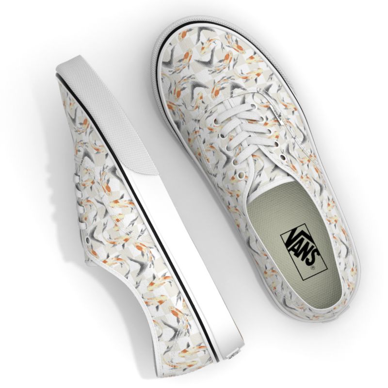 Bajos Vans Authentic Hombre Blancos | Mexico-WRK721493