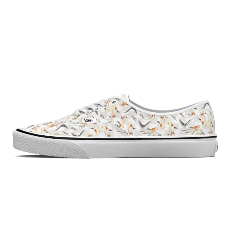 Bajos Vans Authentic Hombre Blancos | Mexico-WRK721493