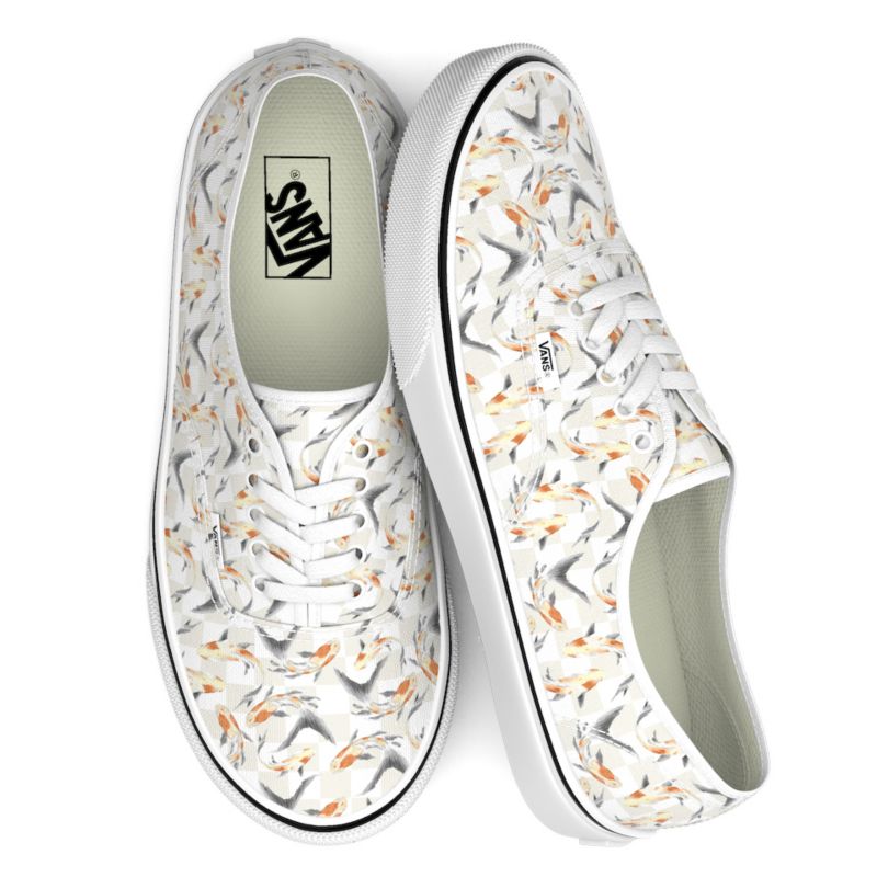 Bajos Vans Authentic Hombre Blancos | Mexico-WRK721493