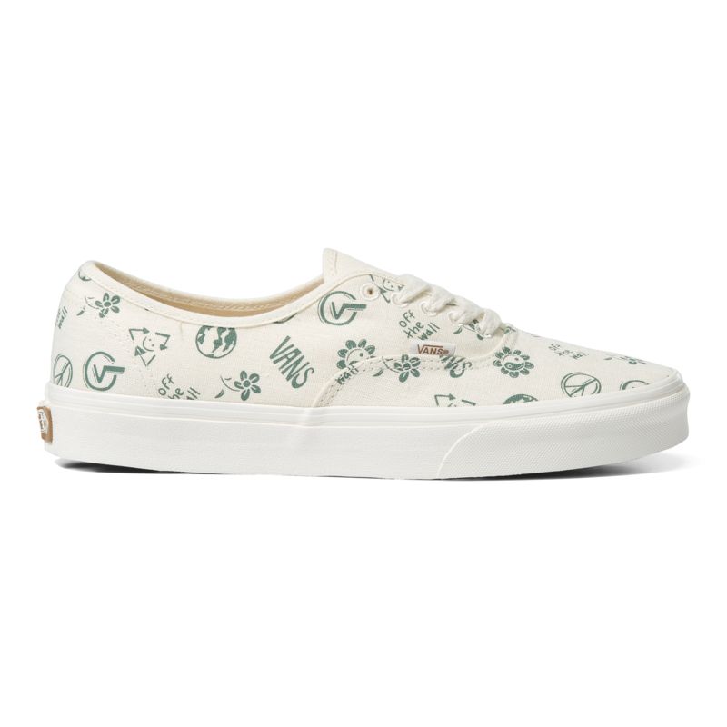 Bajos Vans Authentic Hombre Blancos | Mexico-ZXA502316