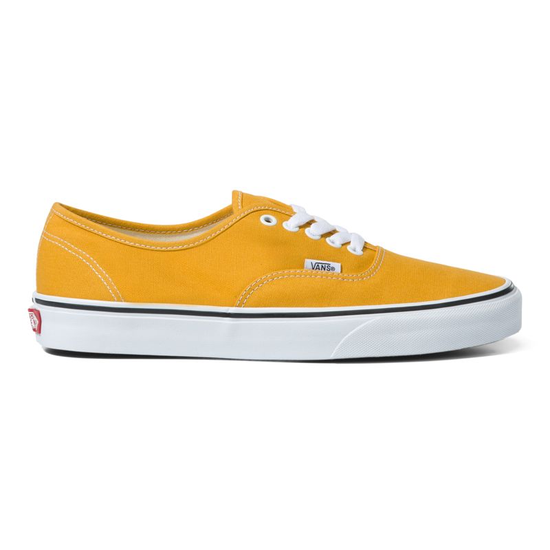 Bajos Vans Authentic Hombre Dorados Amarillos | Mexico-OGD736124