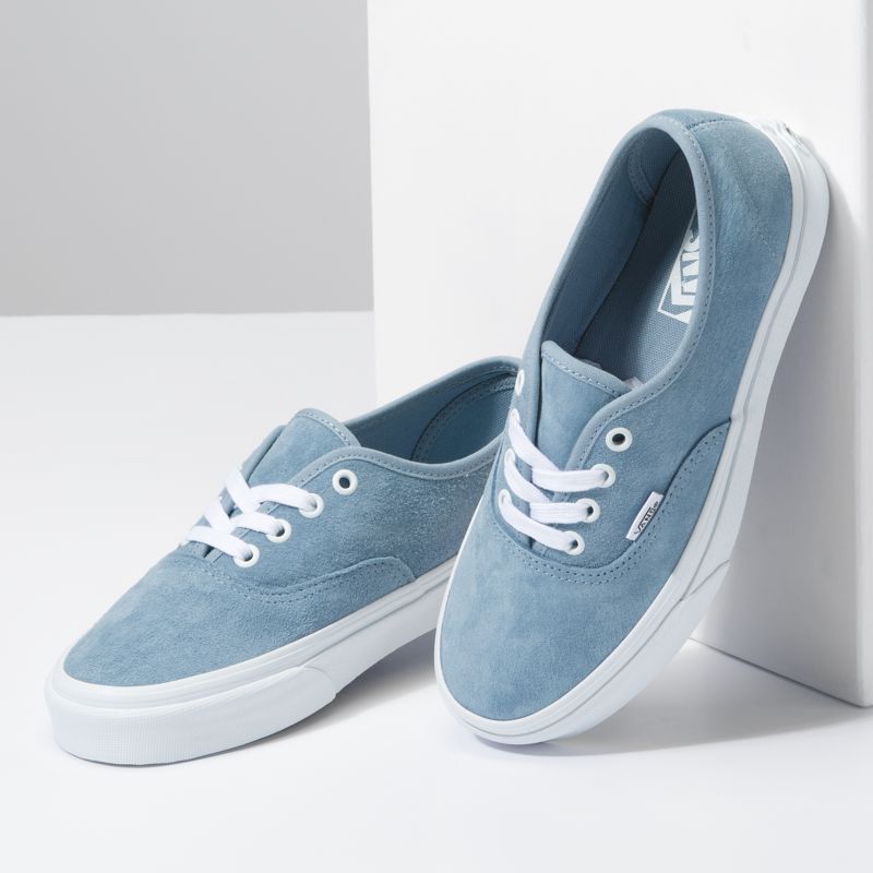 Bajos Vans Authentic Hombre Grises Azules | Mexico-OKM584936