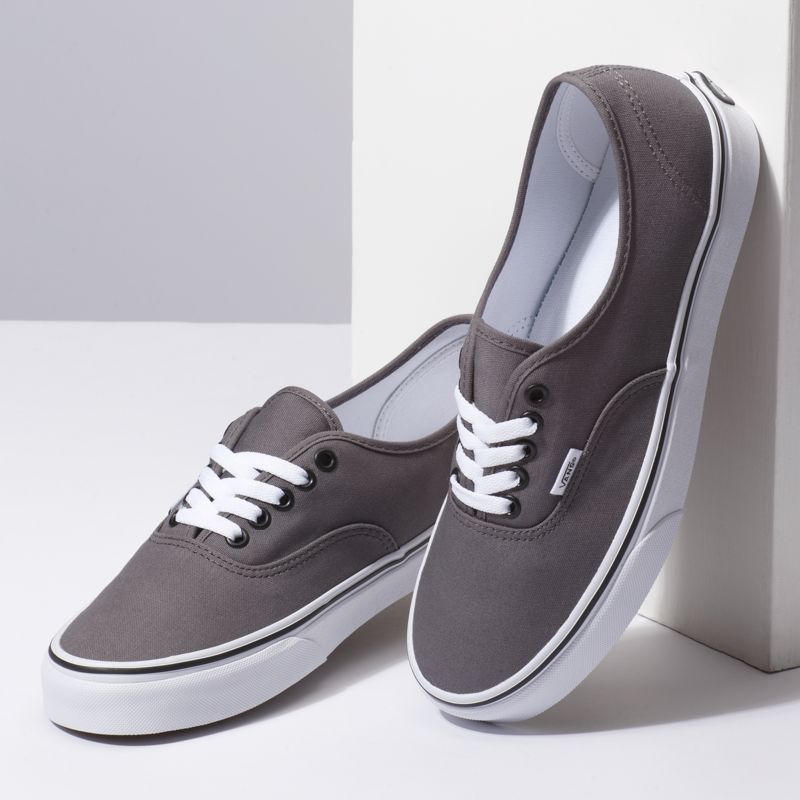 Bajos Vans Authentic Hombre Grises Oscuro | Mexico-TPC302158