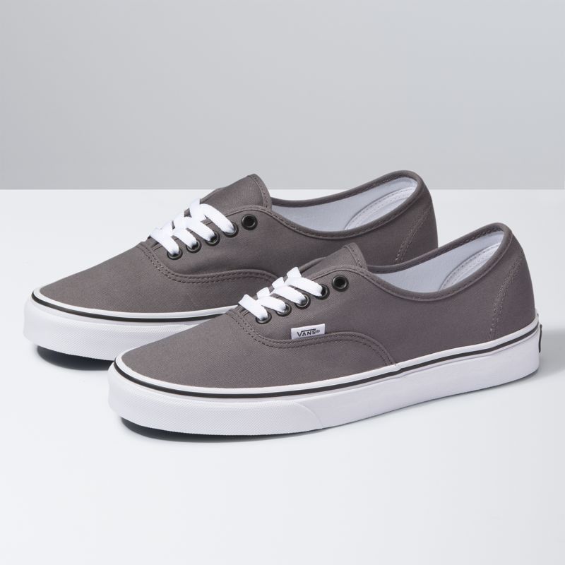 Bajos Vans Authentic Hombre Grises Oscuro | Mexico-TPC302158