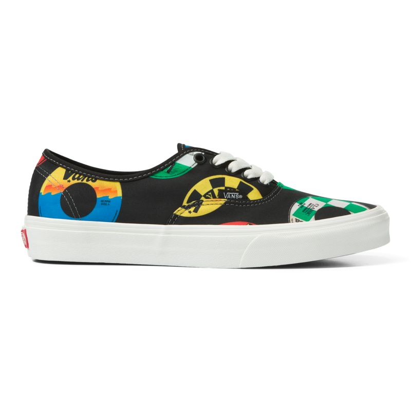 Bajos Vans Authentic Hombre Negros Multicolor | Mexico-GNE490127